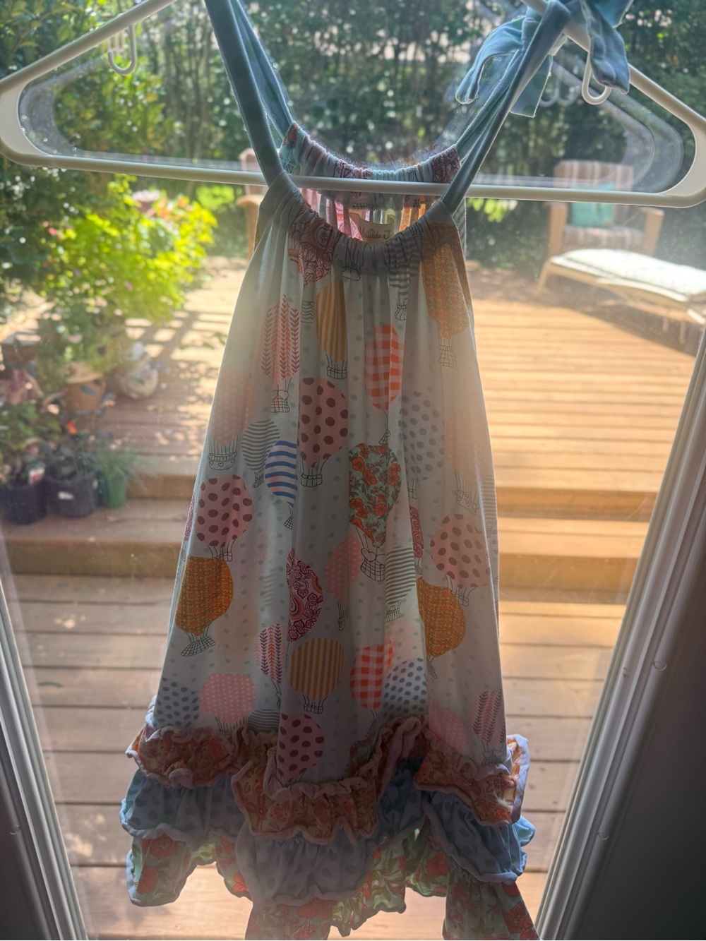 Matilda Jane Pastel Balloon Print Sundress - Blue, Pink, Orange, Cream